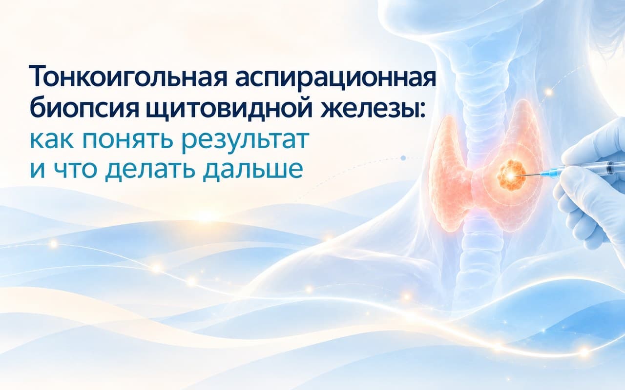 Тонкоигольная аспирационная биопсия щитовидной железы: как понять результат и что делать дальше
